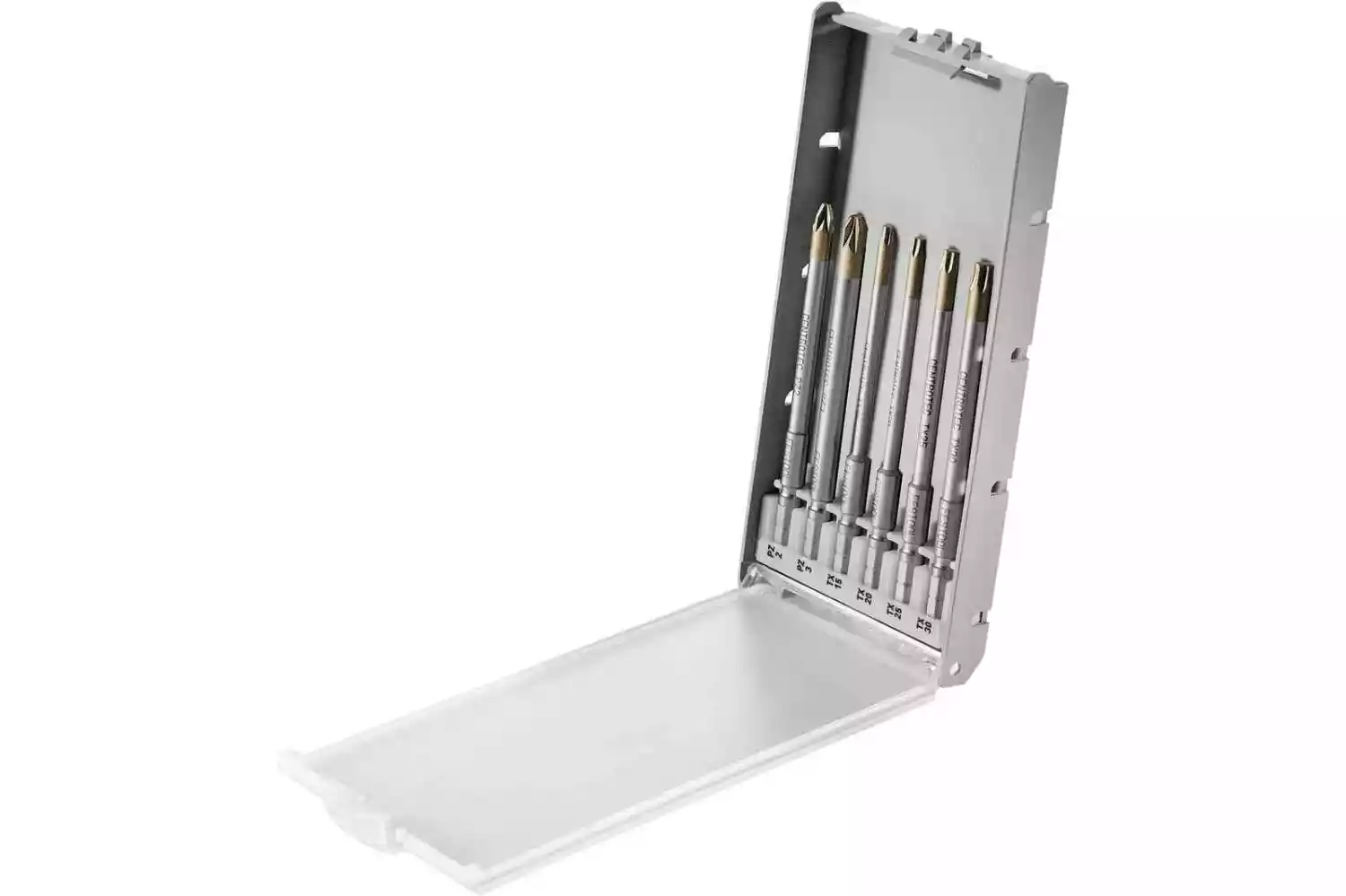 Festool BKS SYS3 100mm CE 6-delige Bitset In Cassette - PZ/TX