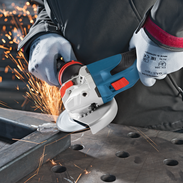 Bosch GWX 18 V-15 C 18V Li-Ion Accu X-LOCK BiTurbo Haakse Slijper Body In L-Boxx - 125 Mm - Koolborstelloos - Detailed view of the product