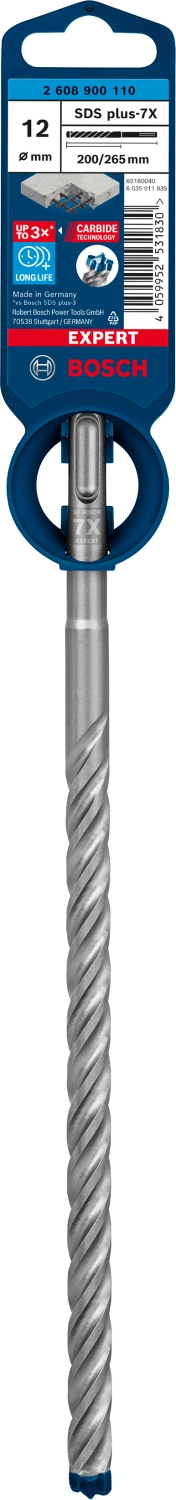 Bosch 2608900110 EXPERT Hamerboor SDS Plus-7X - 12x200x265mm thumbnail 2