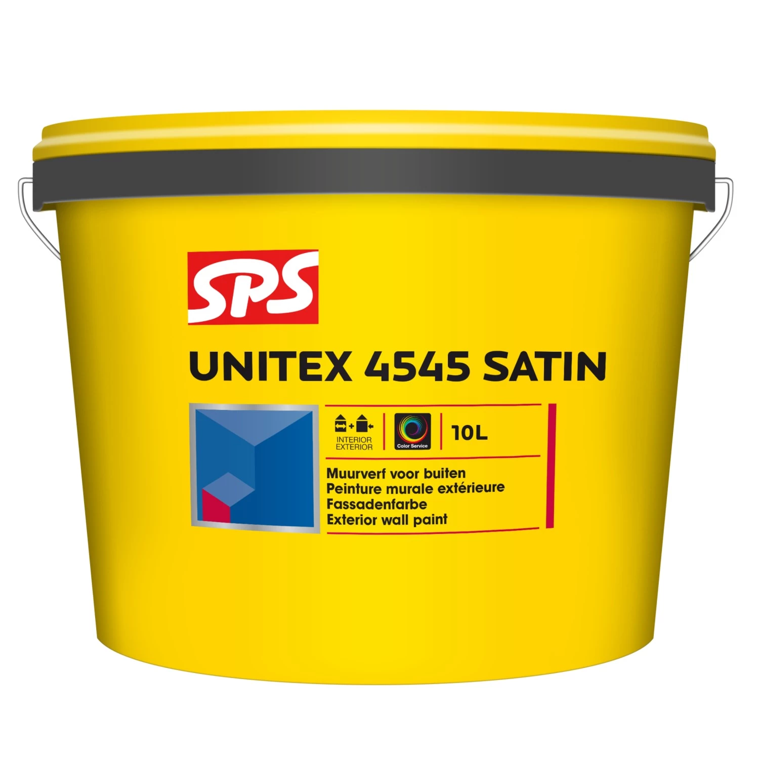 SPS Unitex 4545 Satin Muurverf - Op Kleur Gemengd - 10L