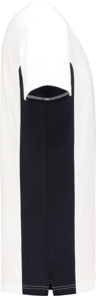 Workman 0401 T-Shirt Bi-Colour - Wit / Navy - L - Detailed view of the product