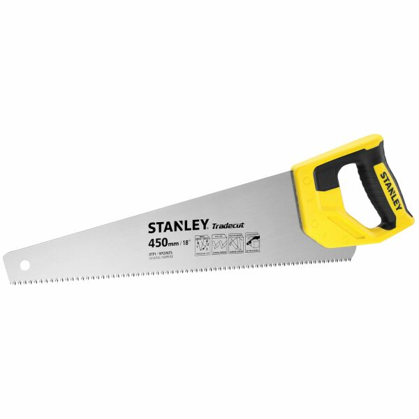 Stanley STHT20354-1 Houtzaag Tradecut Universal - 450mm - 8 TPI EAN: 3253561203541