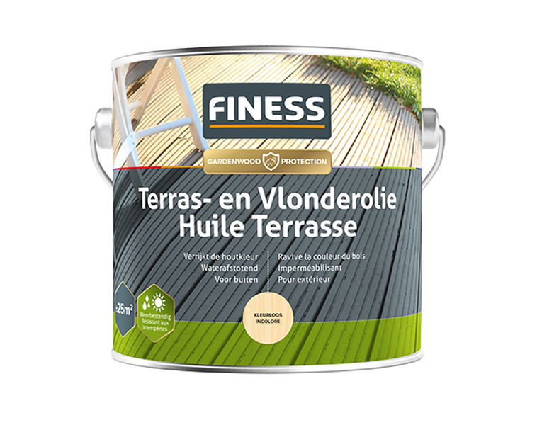 Finess Terras- En Vlonderolie - Kleurloos - 750ml