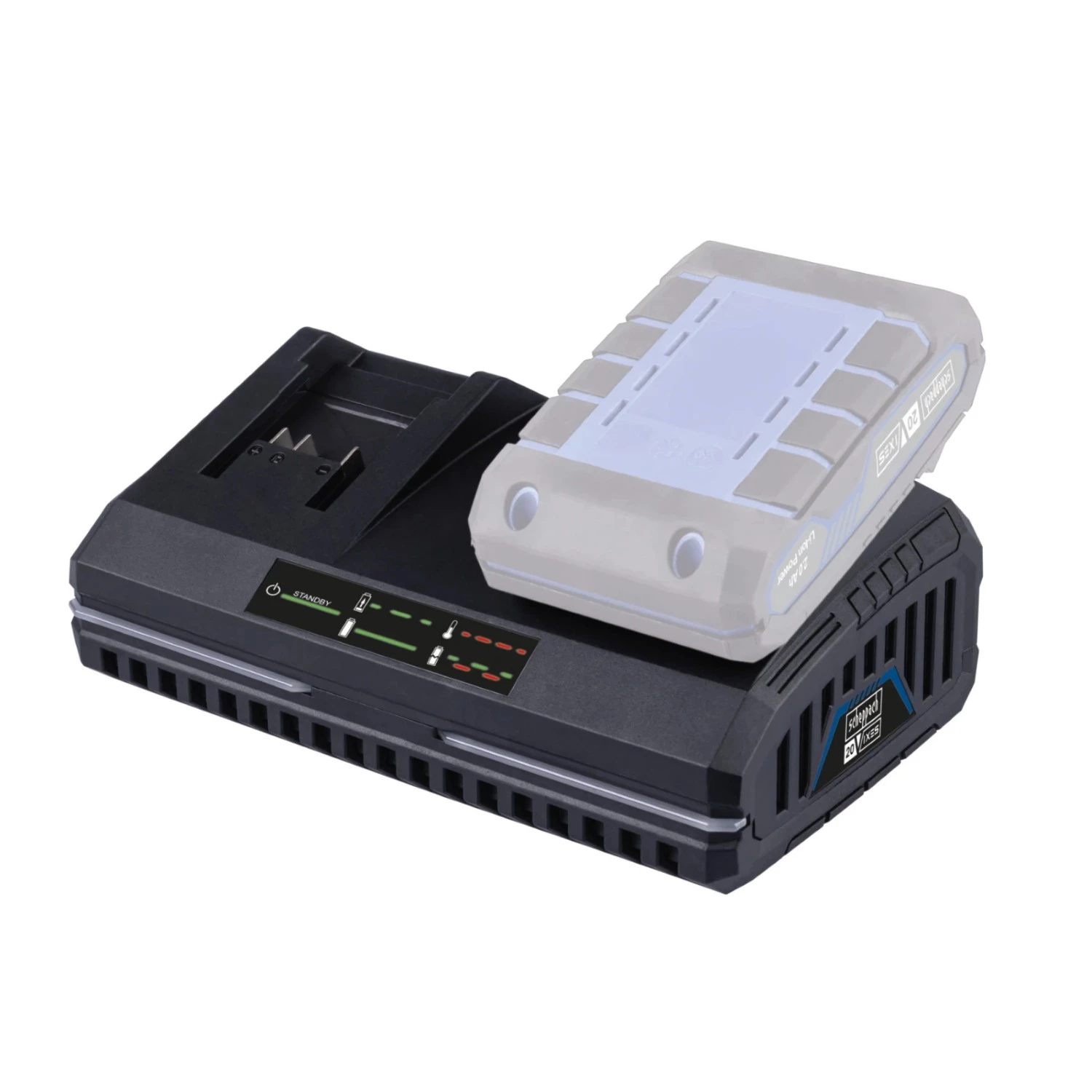 Scheppach Dubbele Acculader 2.4A SDBC2.4A thumbnail 2