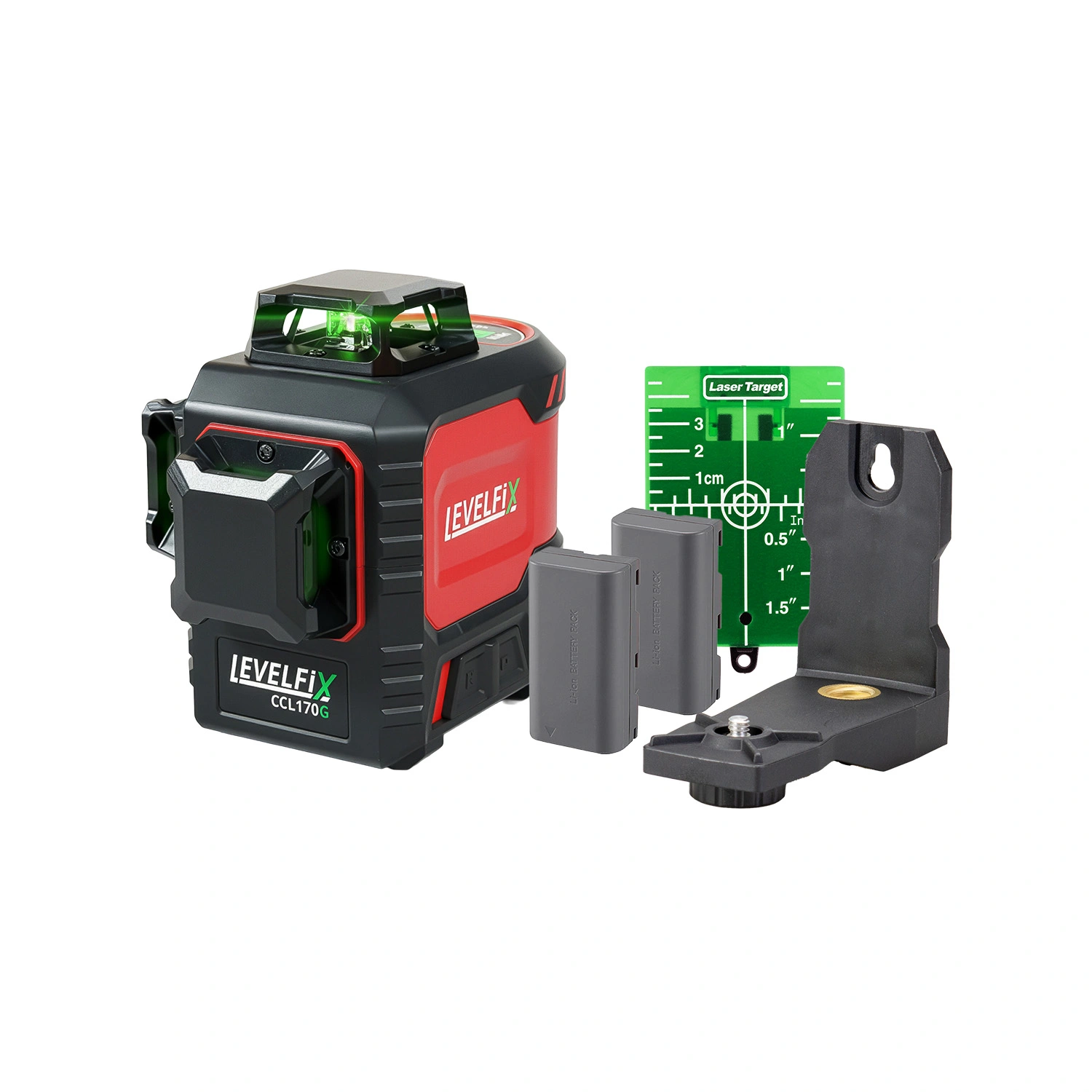 Levelfix CCL170G Kruislijnlaser Set Incl. Statief In Koffer - 3x360° - Groen - 30m - IP54 afbeelding