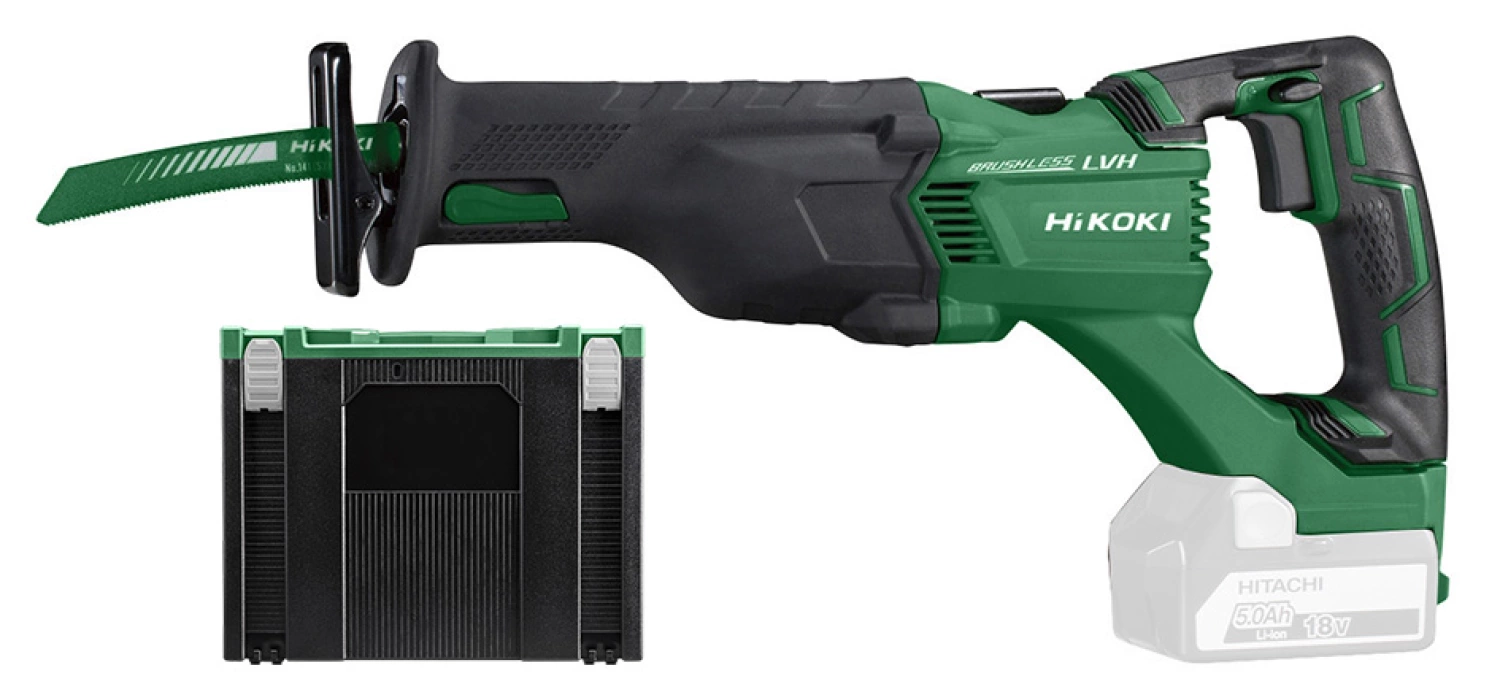 HiKOKI CR18DBLW4SZ 18V Li-ion Accu Reciprozaag Body In HSC - Koolborstelloos