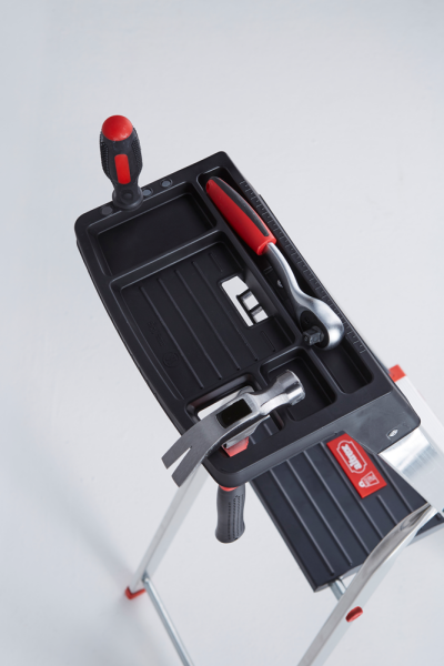 Altrex Lima Huishoudtrap - Aluminium - 4 Treden - Max. Werkhoogte 2,8m - Detailed view of the product