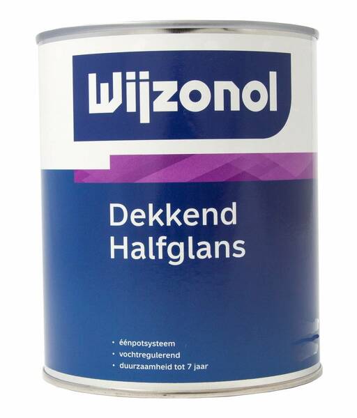 wijzonol dekkend halfglans kleur 0.5 ltr