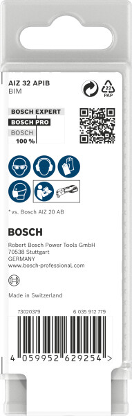 Bosch 2608669068 PRO / AIZ 32 APIB BIM Invalzaagblad - 50 X 32mm - Hout En Metaal (10 St.) - Detailed view of the product
