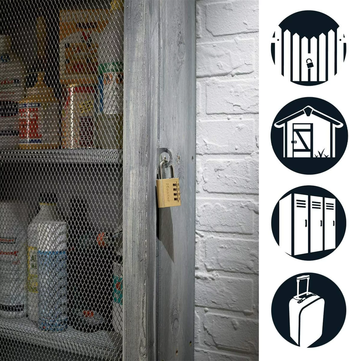 Master Lock 604EURD Hangslot - 40mm - Cijfercode thumbnail 4