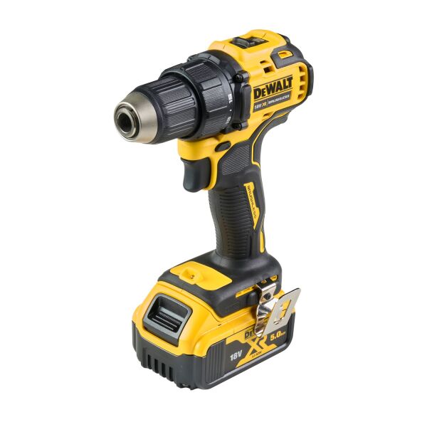 DeWALT DCD708P2T-QW 18V Li-ion XR Accu Boor-/schroefmachine Set (2x 5.0Ah) In TSTAK - 65Nm - Koolborstelloos - Detailed view of the product