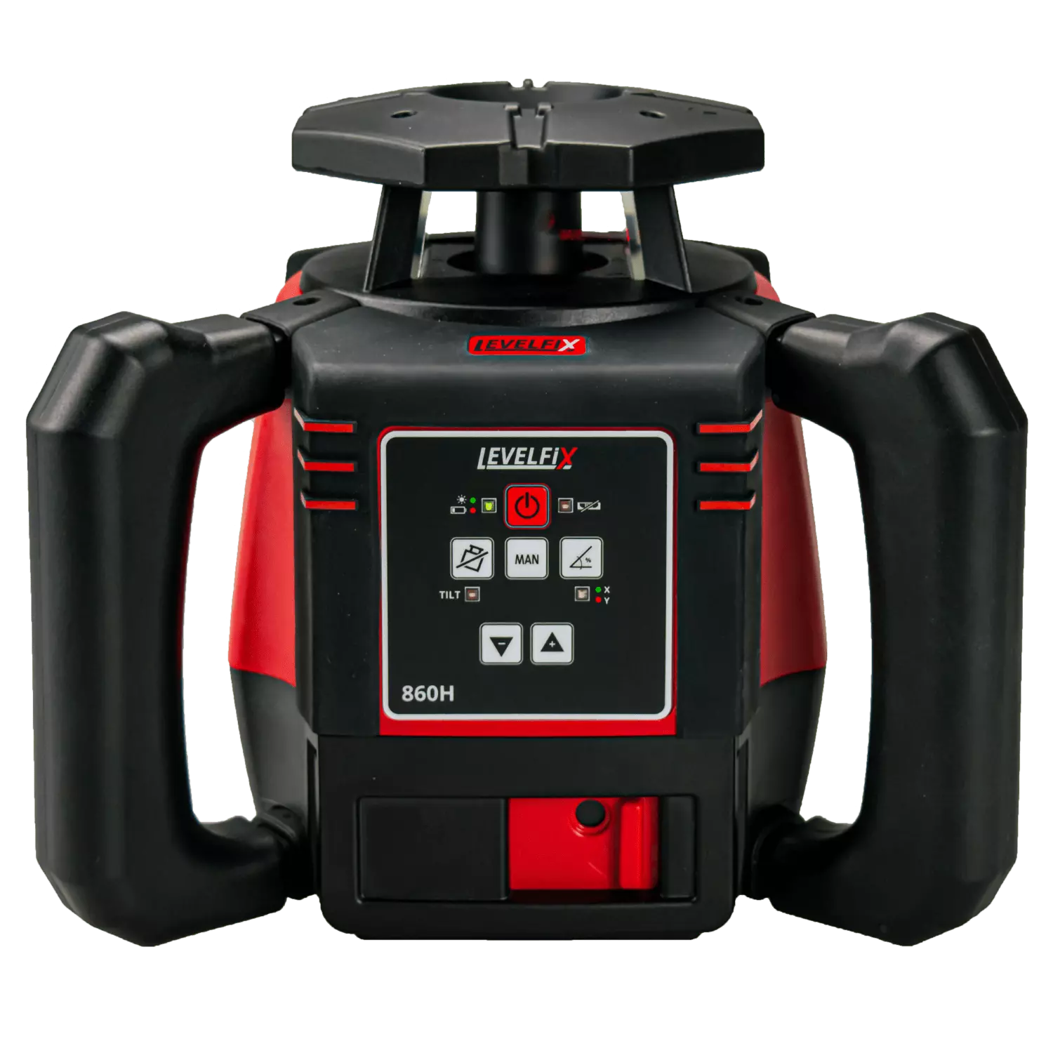 Levelfix 860H Roterende Laser Set Incl. Ontvanger In Koffer - Rood - 800m - IP67 thumbnail 3