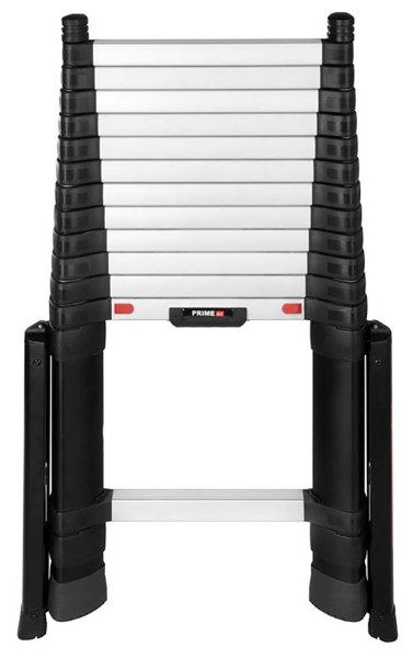 Telesteps 72241-781 Prime Line Telescoopladder - 4.1m - Met Stabilizer - Detailed view of the product