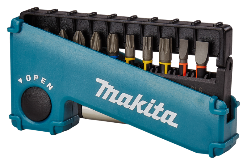 Makita E-03573 Slagschroefbitset 11-delig - Detailed view of the product