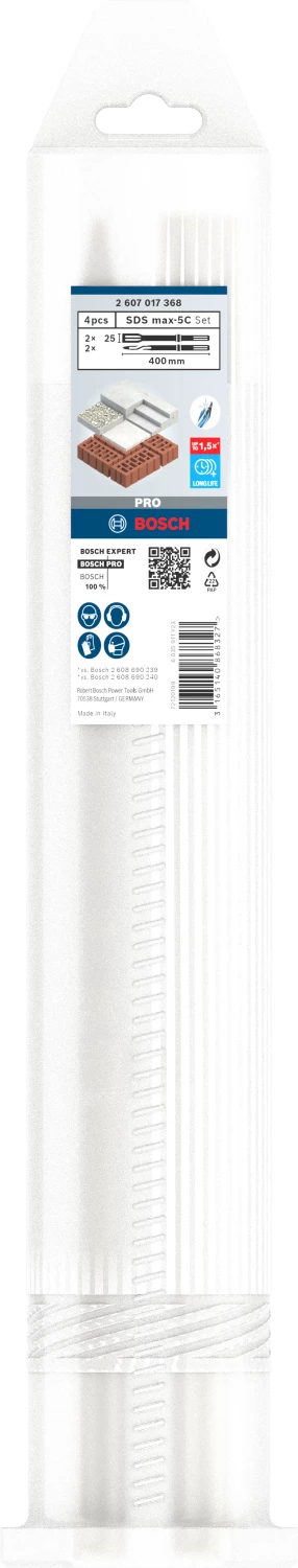 Bosch 2607017368 SDS-Max 4 Delige Beitelset thumbnail 2