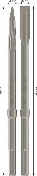 Bosch 2607017368 SDS-Max 4 Delige Beitelset - Detailed view of the product