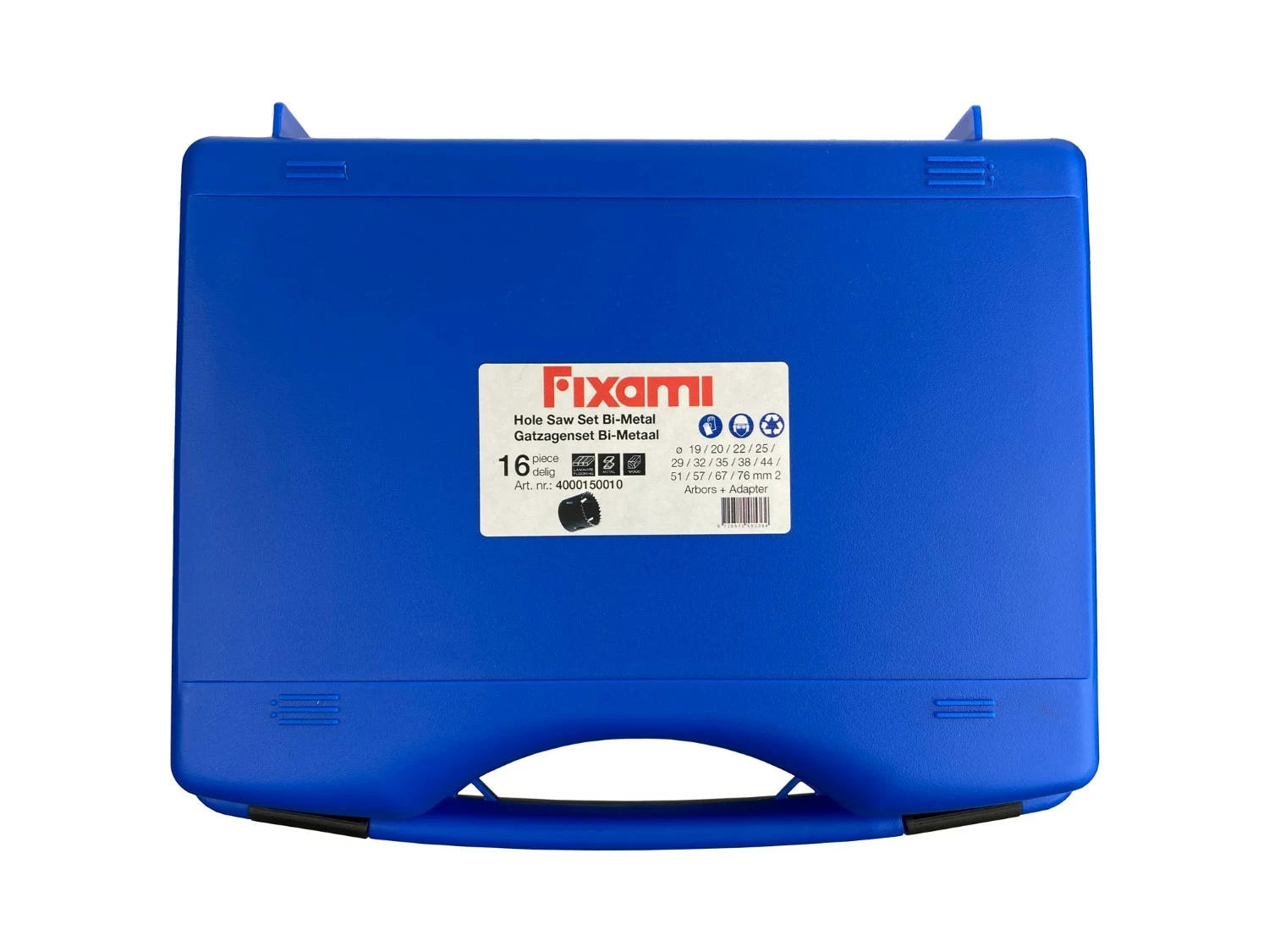 Fit-to-Fix 4000150010 16-delige Uni Gatzagenset - Bi-Metaal - PVC - 19-76mm thumbnail 3