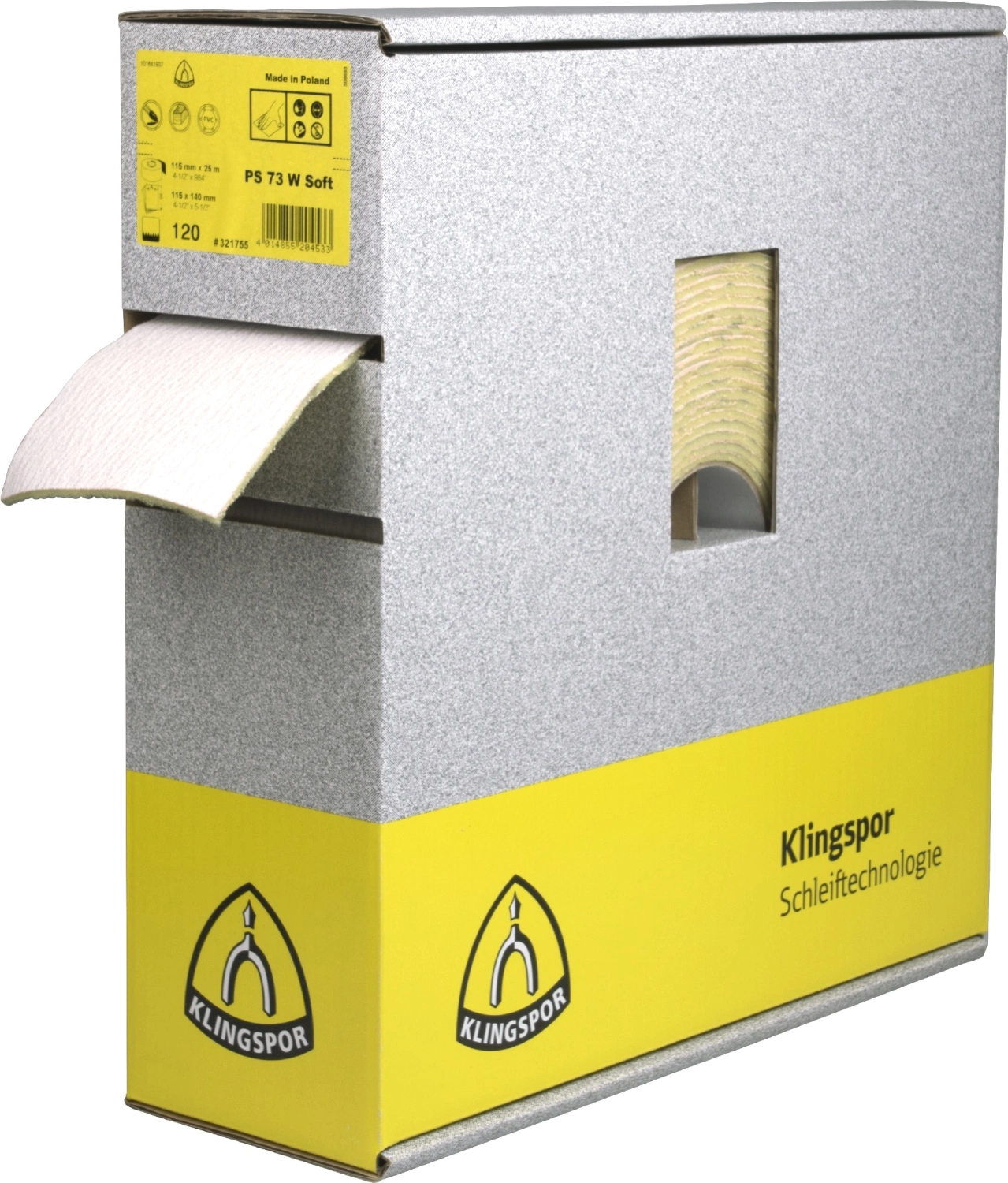 Klingspor Schuurrol Foam 115X140mm Ca. 180st P240