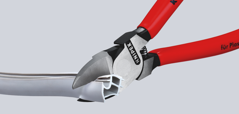 Knipex 7202125 Zijsnijtang Voor Kunststof - 125mm - Detailed view of the product
