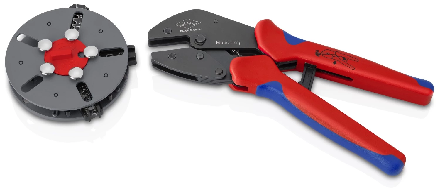 Knipex 97 33 03 MultiCrimp Krimptang Met Wissellader - MC4 /MC4 EVO2 - 0.25 - 6 Mm² thumbnail 2