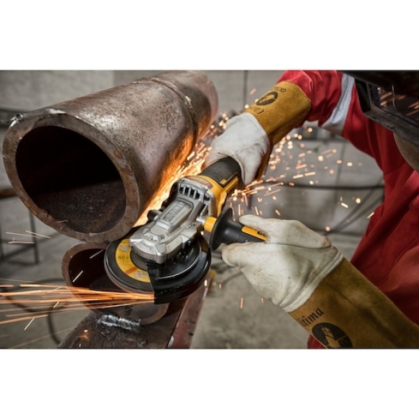 DeWALT DCG405FN 18V Li-ion XR Accu Haakse Slijper Body - 125mm - Koolborstelloos - Detailed view of the product