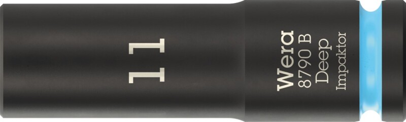 Wera 05005552001 8790 B Impaktor Deep Lange Krachtdop - 3/8"- Zeskant - 11 X 63 Mm