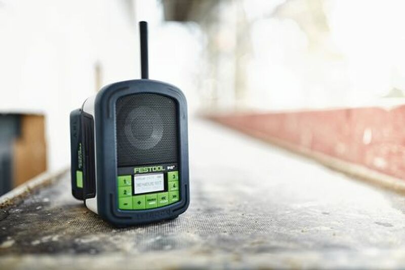 Festool SYSROCK BR10 D 230V Bouwradio - DAB+ - Bluetooth - Werkt Op Netstroom&Batterijen - Detailed view of the product