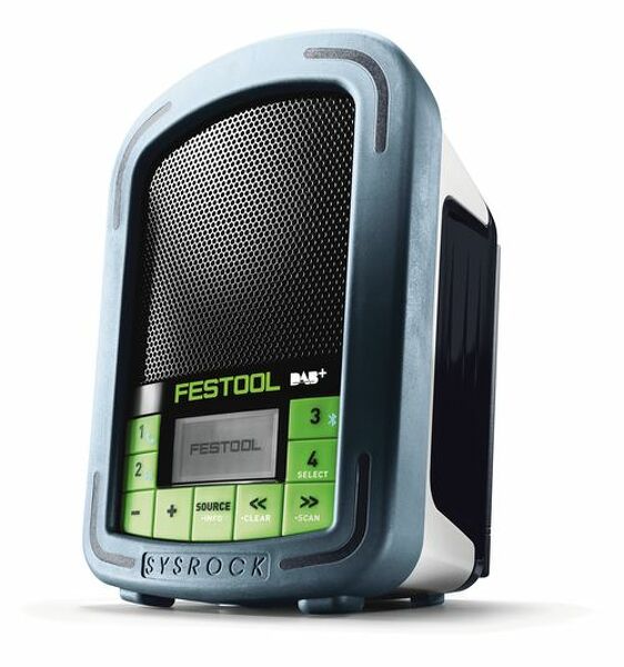Festool SYSROCK BR10 D 230V Bouwradio - DAB+ - Bluetooth - Werkt Op Netstroom&Batterijen - Detailed view of the product