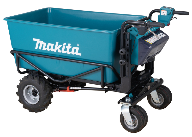 Makita DCU605Z LXT 2x18 V Accu Kruiwagen Met Laadbak - 300kg - Detailed view of the product