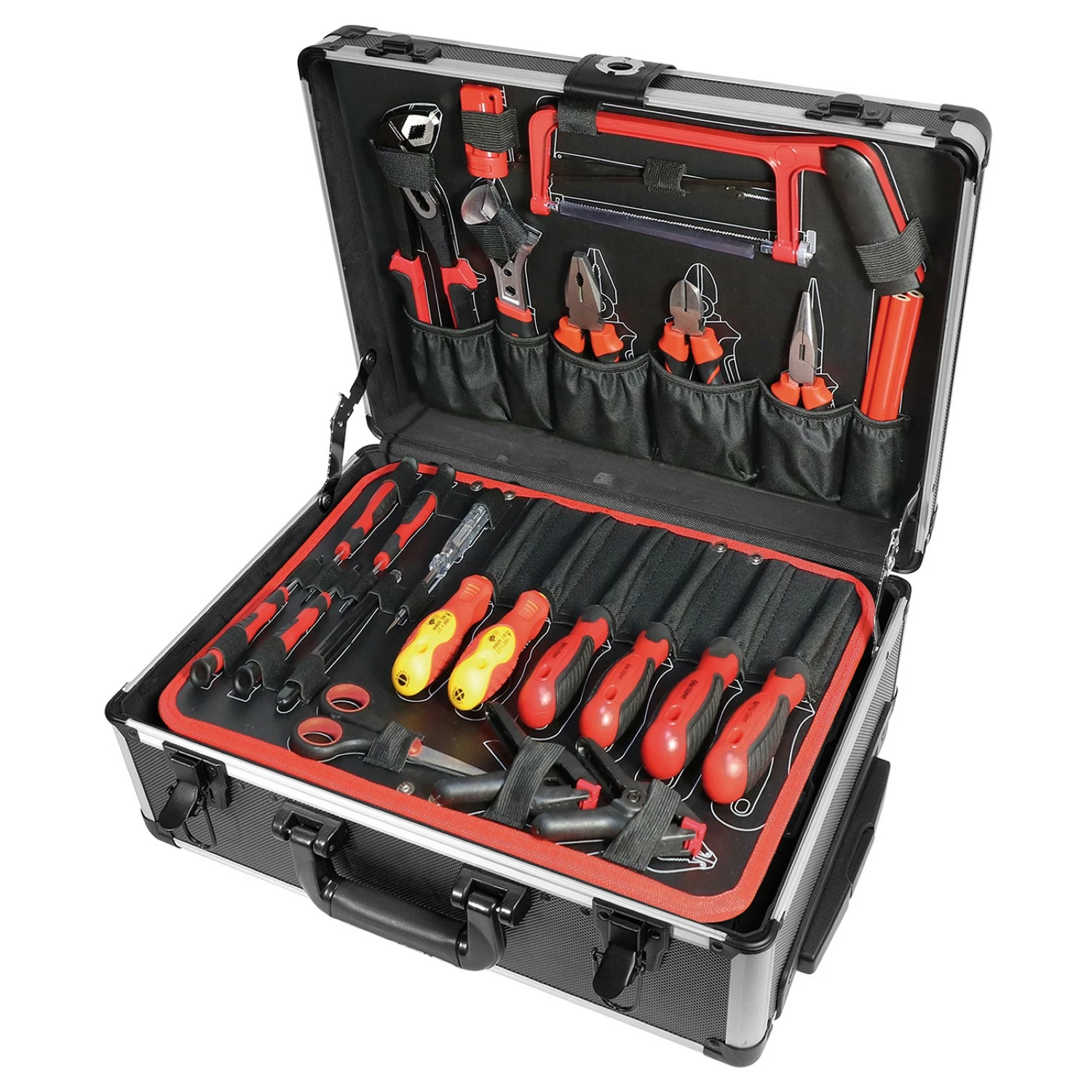 Brüder Mannesmann 29076 Gereedschapset In Trolley - 211-delig thumbnail 2