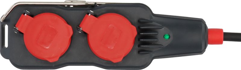 Brennenstuhl Professional 9161150161 Powerblock Met Verlengsnoer PB 1100 H07RN-F 3G1.5 - IP54 4-v - 15m - Zwart - Detailed view of the product