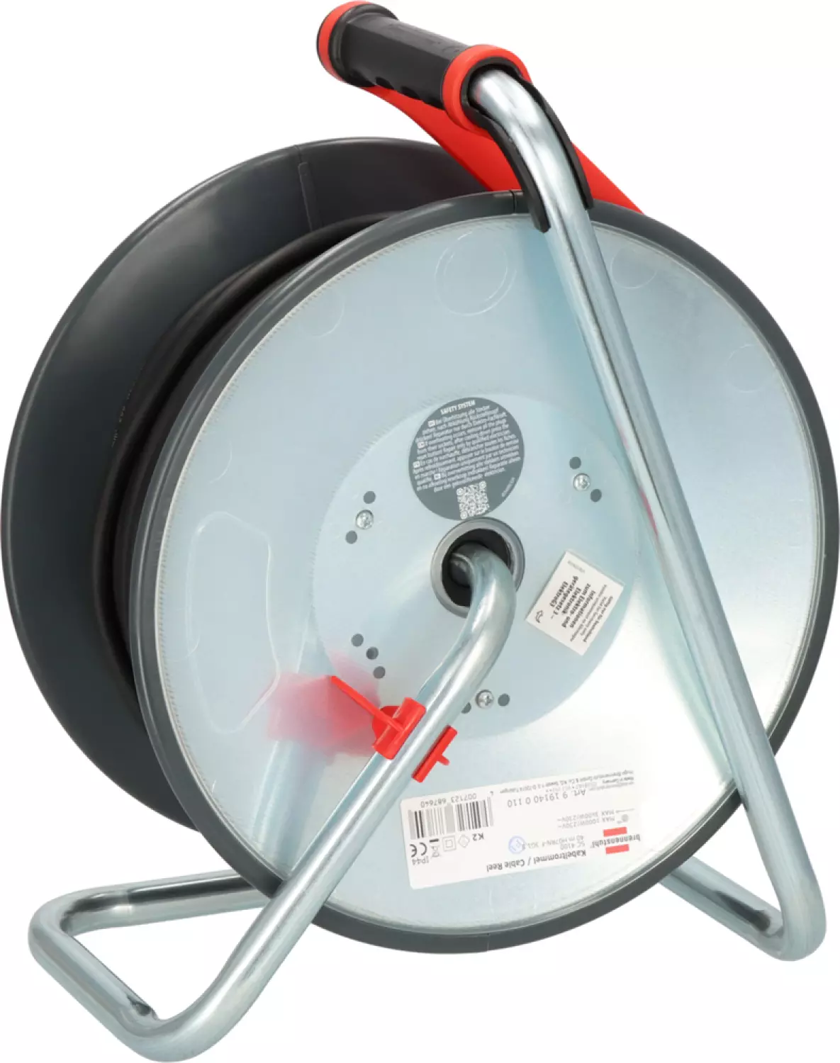 Brennenstuhl Professional SC 4100 SteelCore Kabelhaspel H07RN-F 3G1,5 - IP44 - 40m - Zwart thumbnail 2