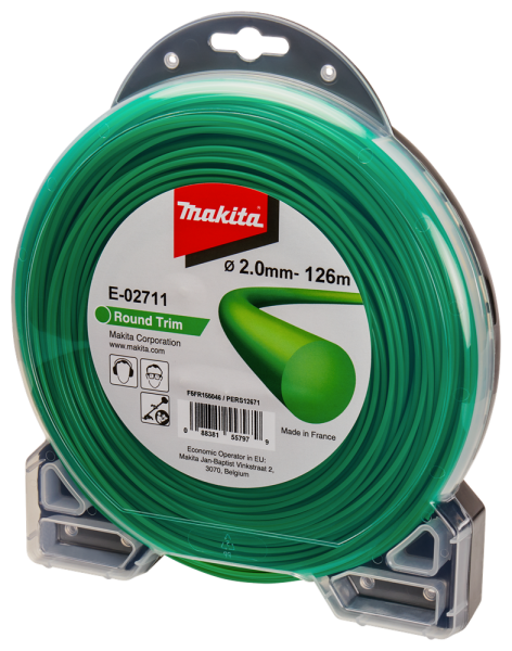 Makita E-02711 Maaidraad - 2,0X126M - Rond - Detailed view of the product
