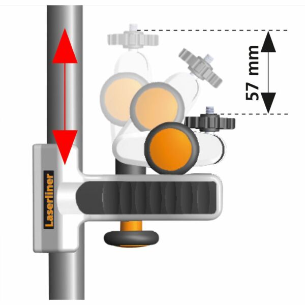 Laserliner FlexClamp Klemhouder Voor Lasers - 1/4" - Detailed view of the product