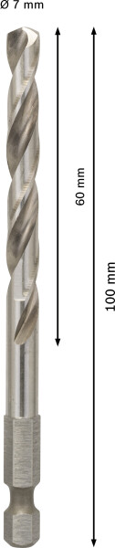 Bosch 2609390592 HSS-G Centerboor - 104mm - Detailed view of the product