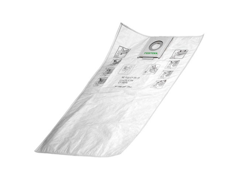 Festool 498411 / SC FIS-CT MIDI/5 Selfclean Filterzak Voor CTL MIDI (5 Stuks) - Detailed view of the product