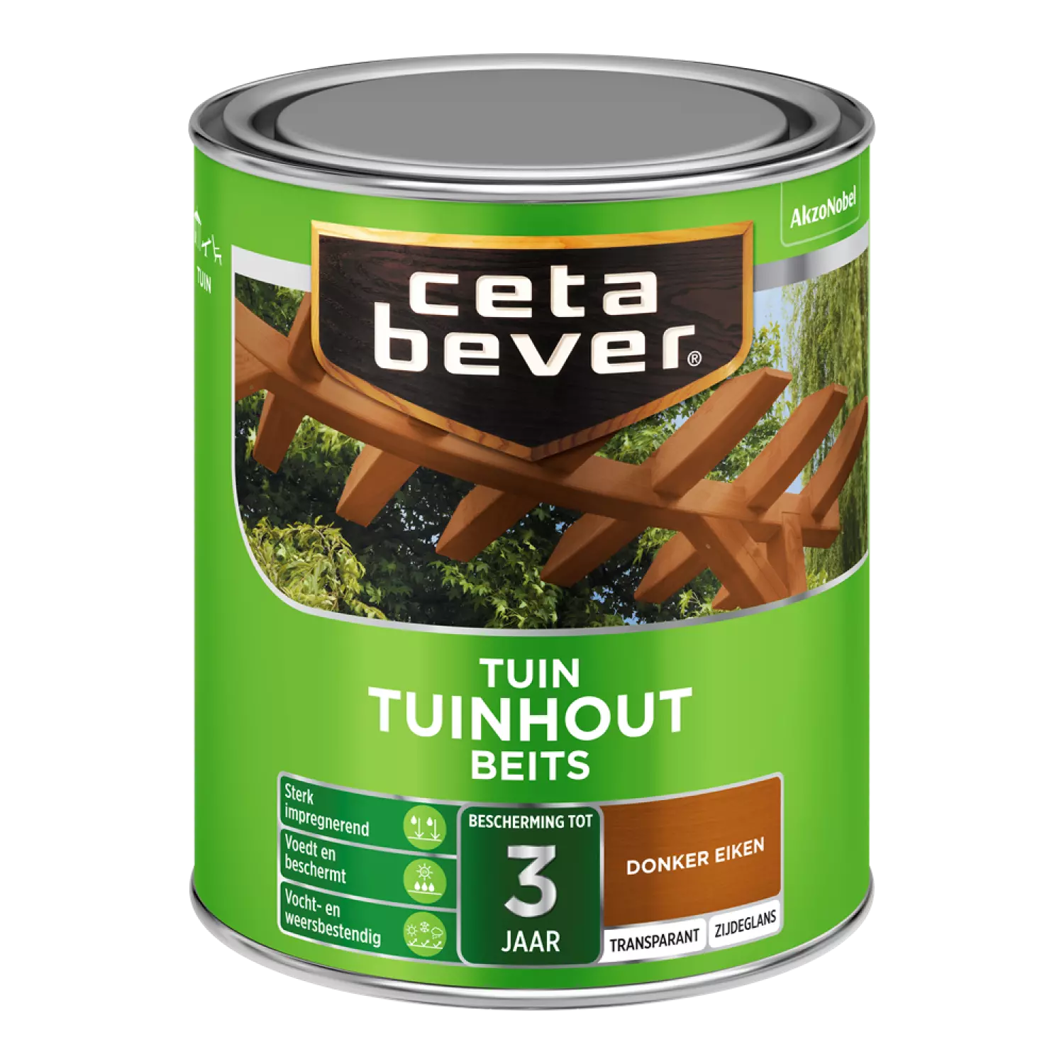 Cetabever Transparante Tuinhout Beits - Donker Eiken - 0,75L