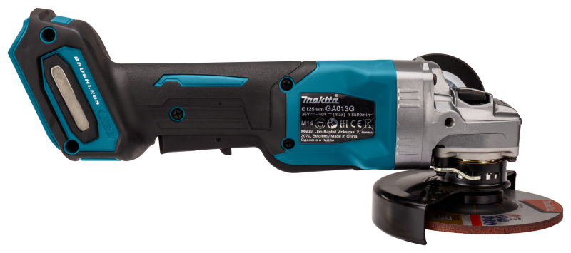 Makita GA013GZ XGT 40V Max Li-ion Accu Haakse Slijper 125 Mm Body - Detailed view of the product