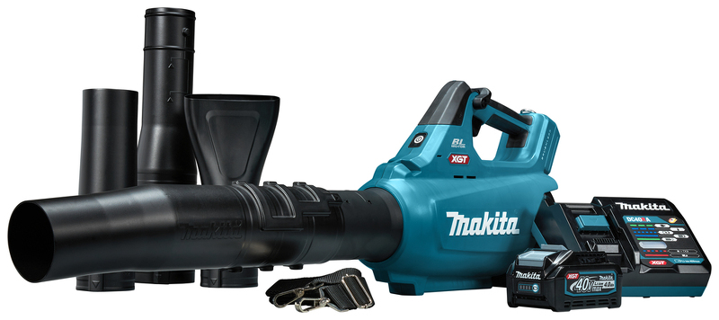 Makita UB001GM101 XGT 40V Max Li-Ion Accu Bladblazer Set (1x 4,0Ah) - 230 Km/h EAN: 88381740944