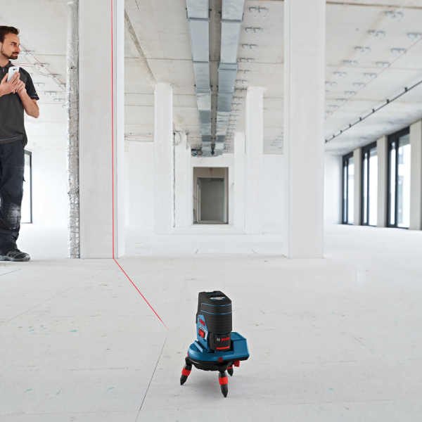 Bosch GCL 2-50 C 12V Li-Ion Accu Kruislijnlaser In Etui Set (1x 2.0Ah Accu) In L-Boxx - 20m - Detailed view of the product