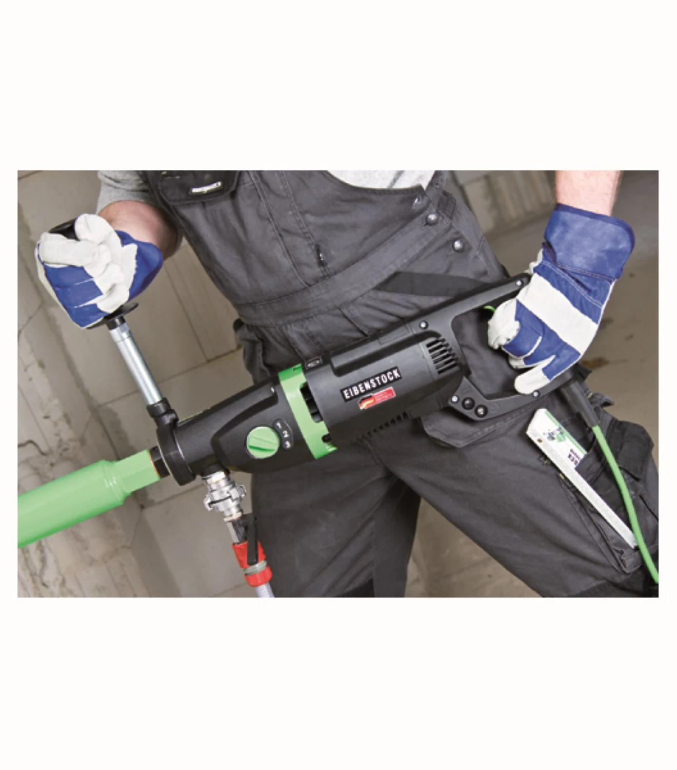 Eibenstock ETN 162/3 Set A1 Diamantboormachine - 2200W - Met Dikw. Boren 31/61/81/131 thumbnail 3