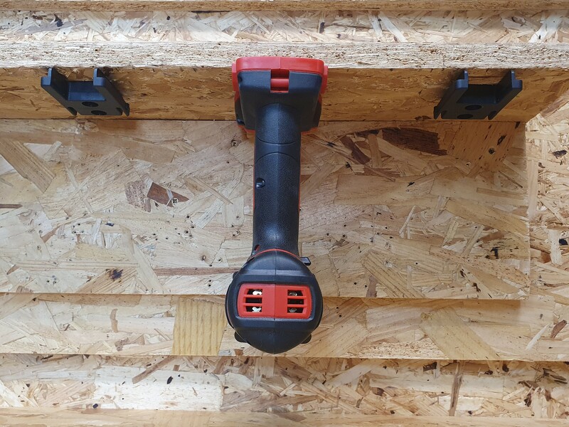 StealthMounts TM-MW18-BLK-4 Machinehouder Voor Milwaukee M18 - Zwart - 4-pack - Detailed view of the product