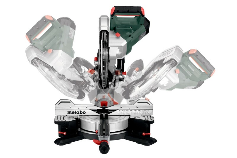 Metabo KGS 305 M Afkortzaag - 2000W - 305 X 30mm - Quick Hendel - Met Onderstel KSU 251 - Detailed view of the product