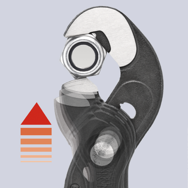 Knipex 87 41 250 RAPTOR Verstelbare Moerentang - 250mm - Detailed view of the product