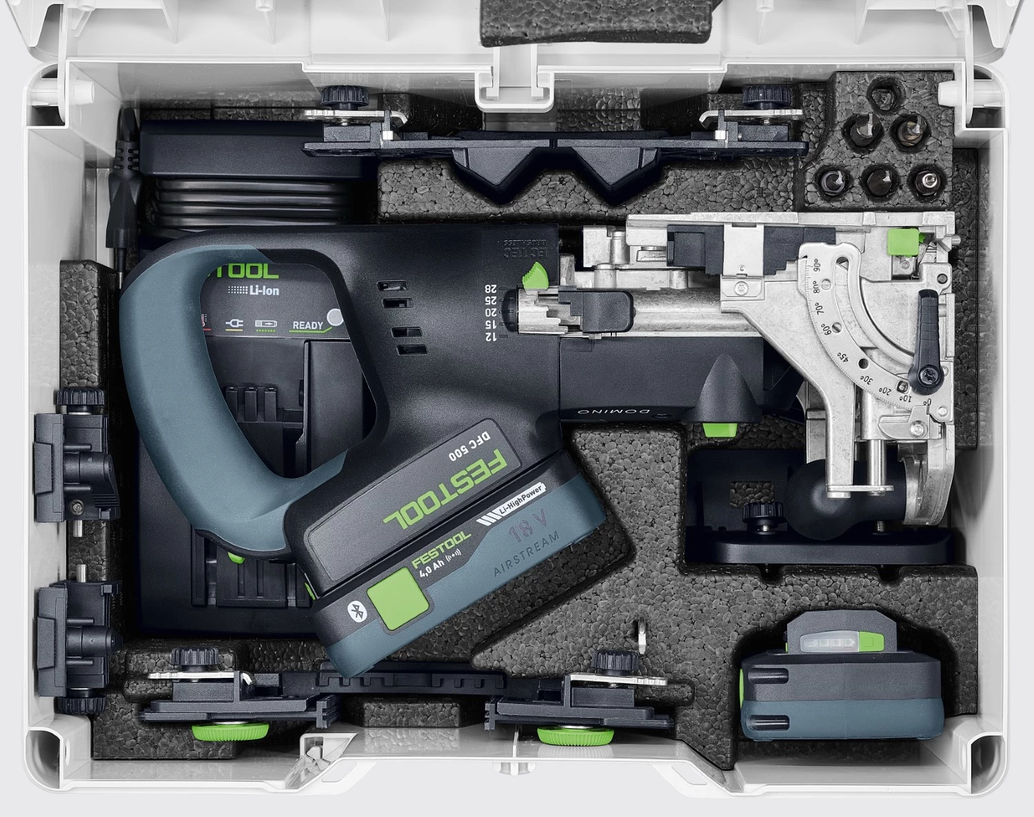 Festool DFC 500 E-Basic 18V Accu Domino Freesmachine Body In Systainer - 28mm thumbnail 4