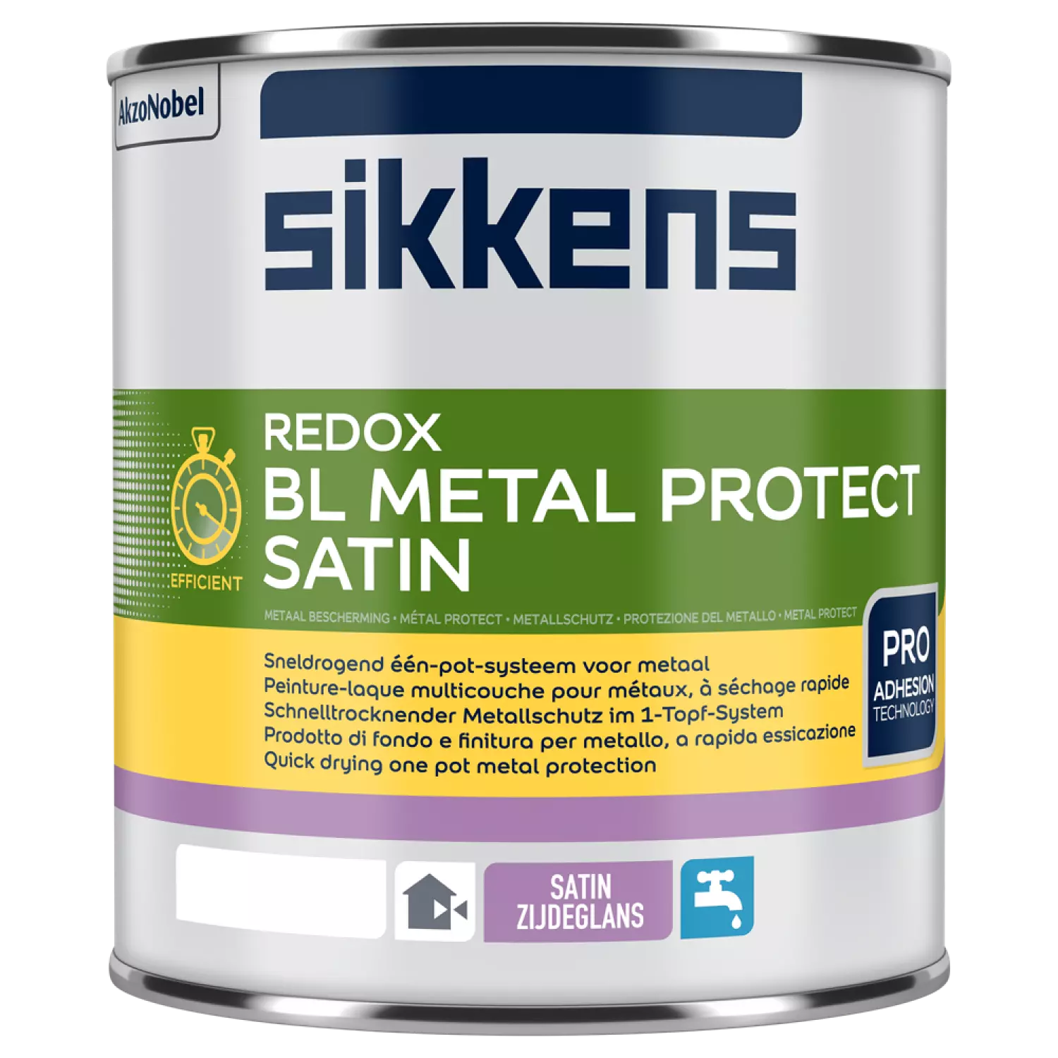 Sikkens Redox BL Metal Protect Satin - Op Kleur Gemengd - 1L
