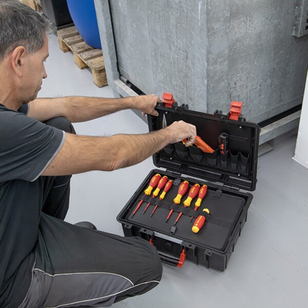 Wiha 45530 Basic Set L Electric Gereedschapset In Koffer - 18-delig - Detailed view of the product