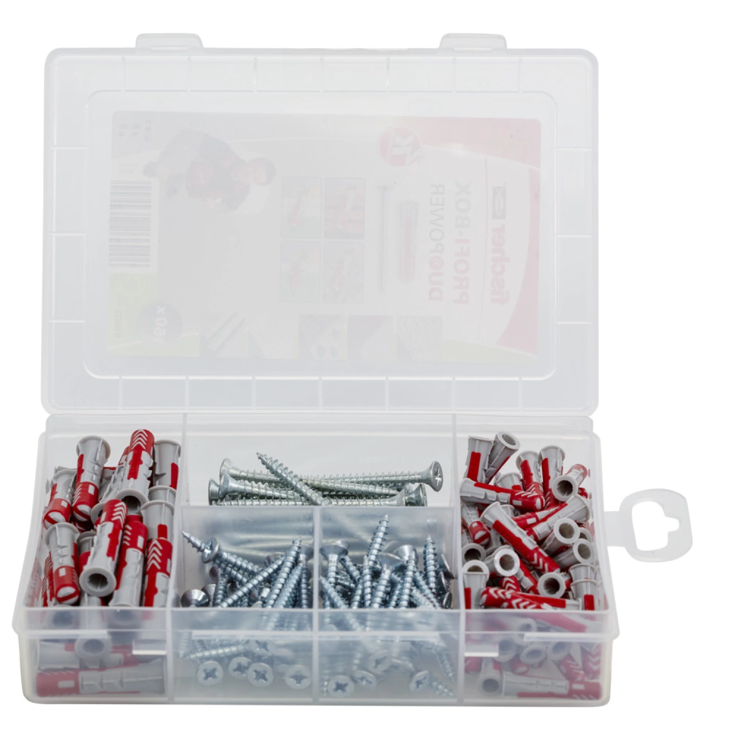 Fischer 538622 160-delige Profibox DuoPowerØ6 En Ø8 Pluggenset Met Schroef thumbnail 2