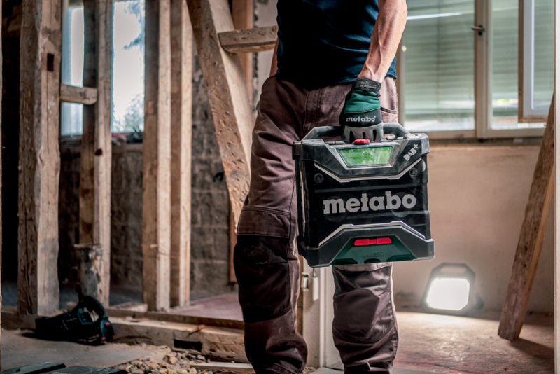 Metabo RC 12-18 BT DAB+ 12V / 18V Li-ion Accu Bouwradio Met Bluetooth - Werkt Op Netstroom&Accu - Detailed view of the product