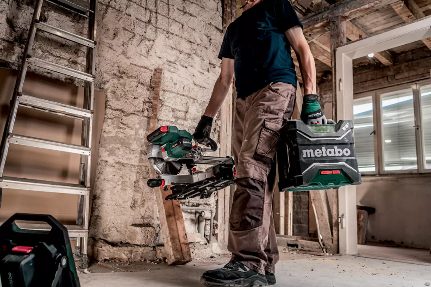 Metabo RC 12-18 BT DAB+ 12V / 18V Li-ion Accu Bouwradio Met Bluetooth - Werkt Op Netstroom&Accu thumbnail 3